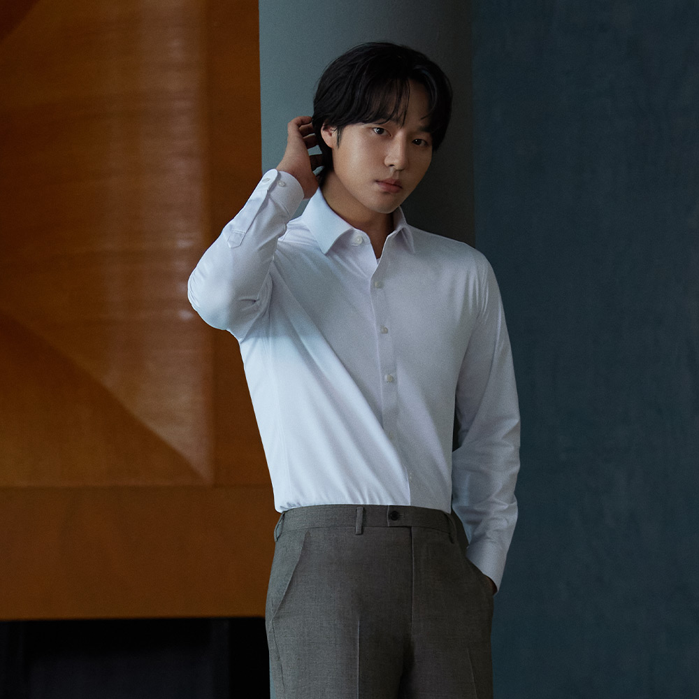 지오지아 (네이버 단독)[N배송] 남성) 슬림핏 미라클 셔츠_AEF1WD1191 : 지오지아 공식 스토어