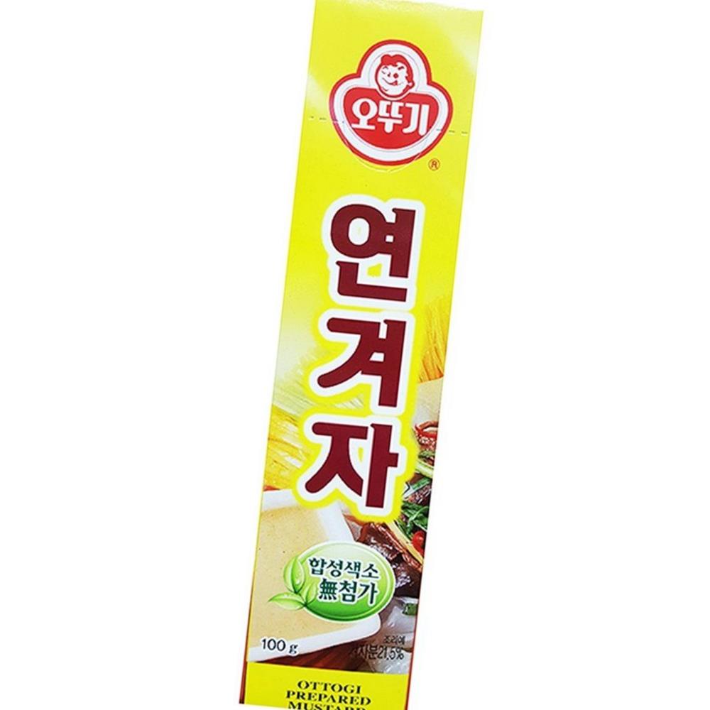 오뚜기 연겨자 튜브 100g 24개 액상 겨자 소스 양념 식자재 : 식자재 더하기