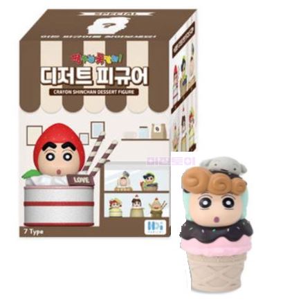 짱아확정 짱구 디저트 피규어 굿즈 짱구는못말려 히든 : 미진토이