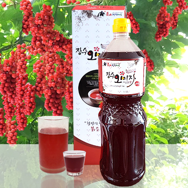 장수 오미자 액기스 1.8L : 장수청정마을