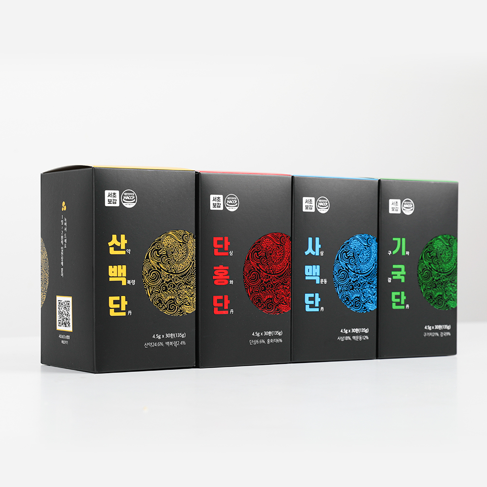 서초보감 4종단 세트 산백단 단홍단 사맥단 기국단) : 서초보감