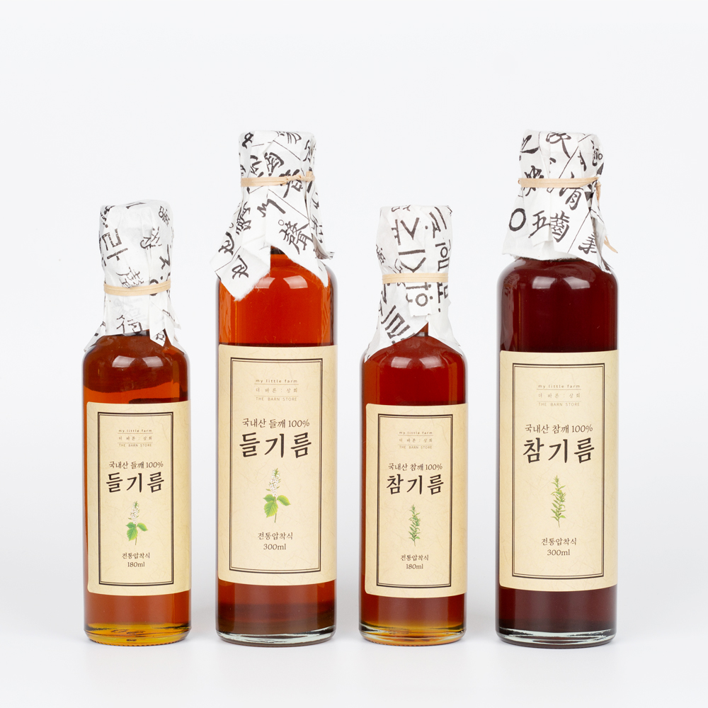 더바른상회 국산 방앗간 옛날 전통 들기름 참기름 180ml 300ml : 농업회사법인주식회사더바른