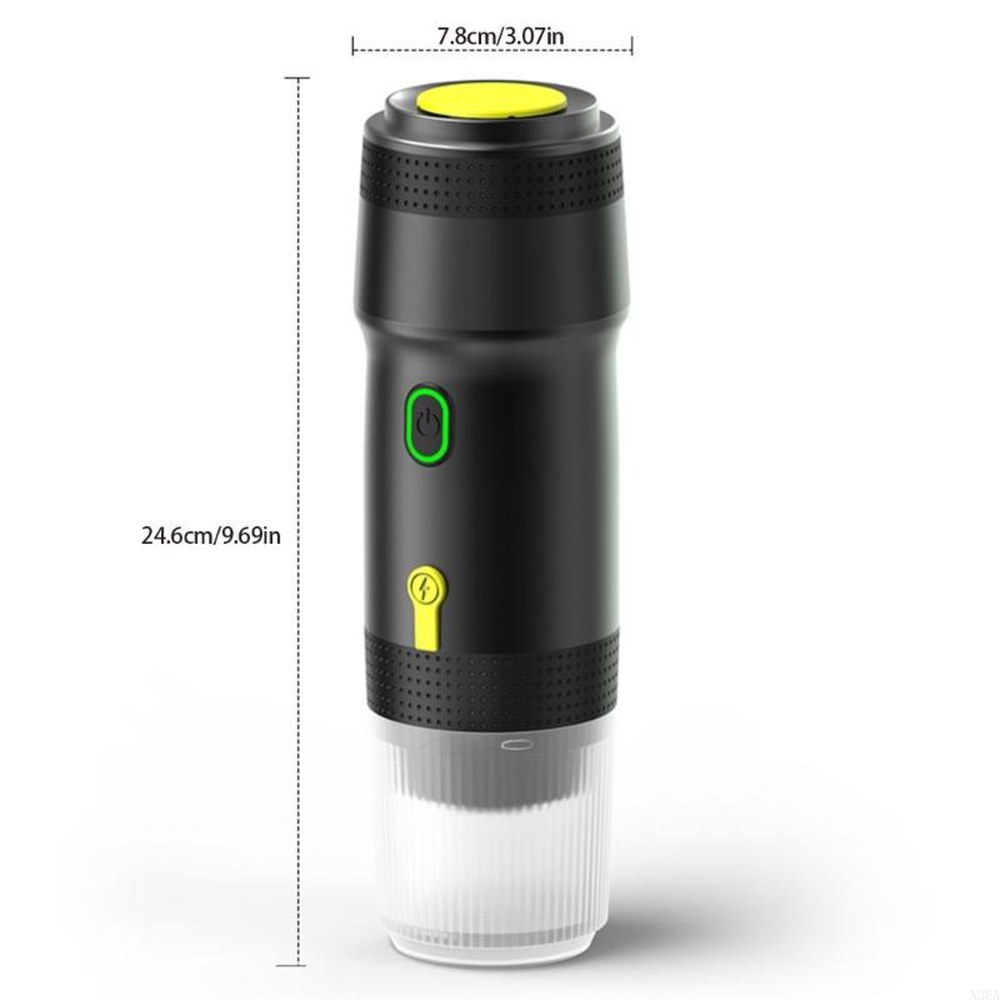 N3UA 여행 전기 에스프레소 제조업체 USB 충전식 미니어처 커피 머신 휴대용 브루 브루 : 해피해피 마켓