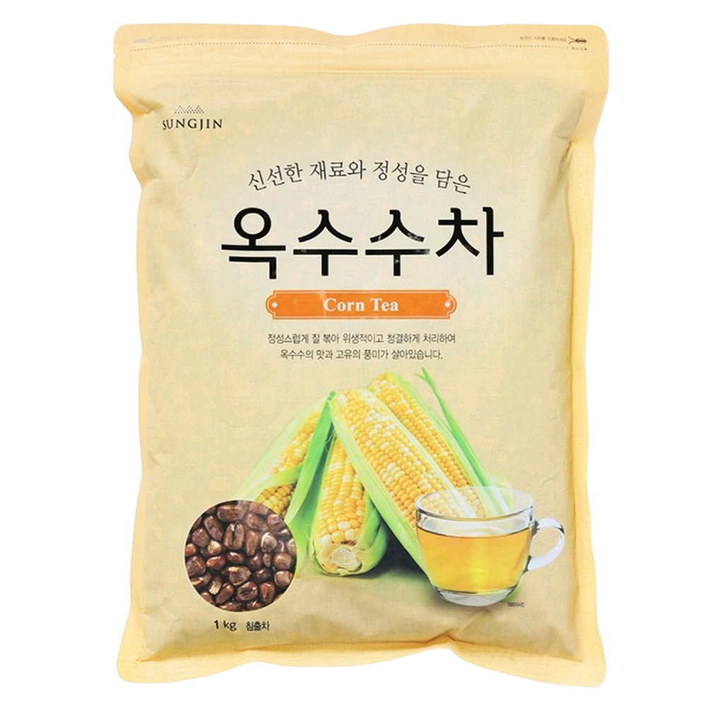 성진식품 통알곡 옥수수차 1kg : 두배로마트