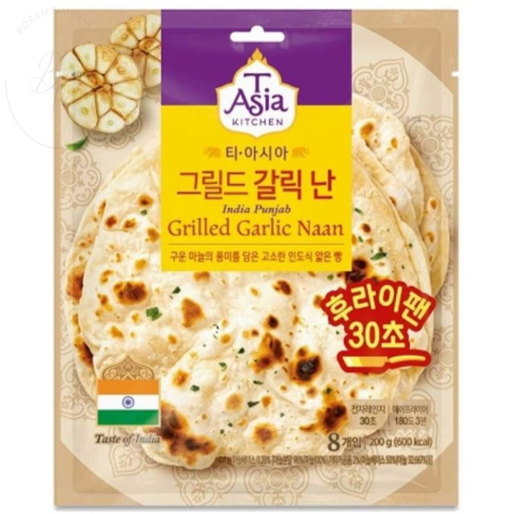 보람스마켓 샘표 티아시아키친 그릴드갈릭난200gx1개 유배 카레난 커리난 : 보람스마켓2