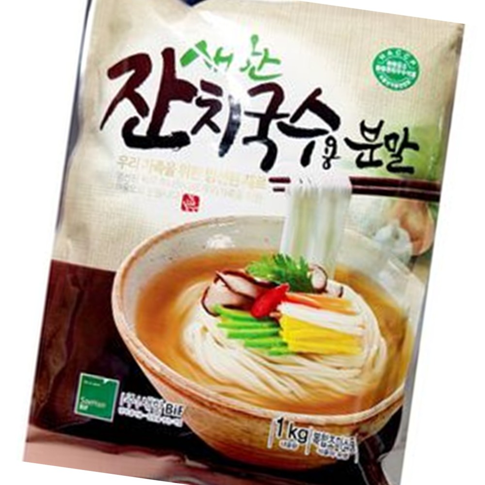 새한 잔치국수분말 1kg 면류 육수 국물 : 짱식자재마트