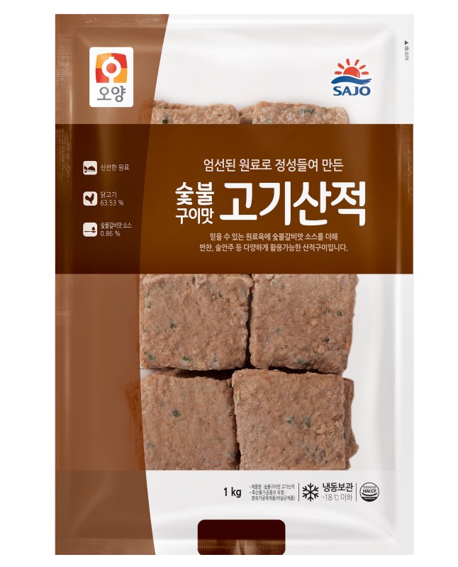 사조오양 숯불구이맛 고기산적 1kg : 인그린라이프