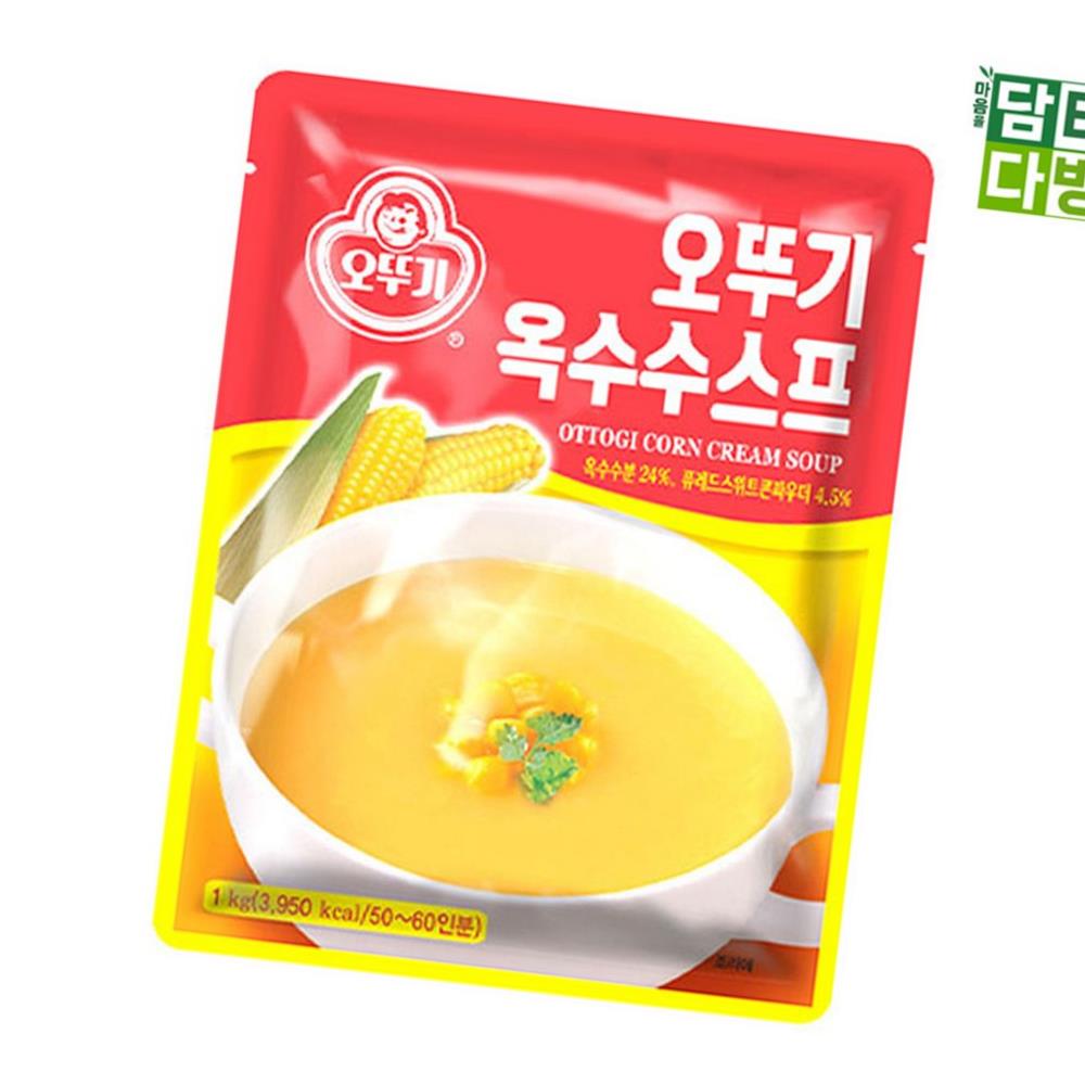오뚜기 옥수수 스프 1kg 단체식 대용량 : 아보하웰리스