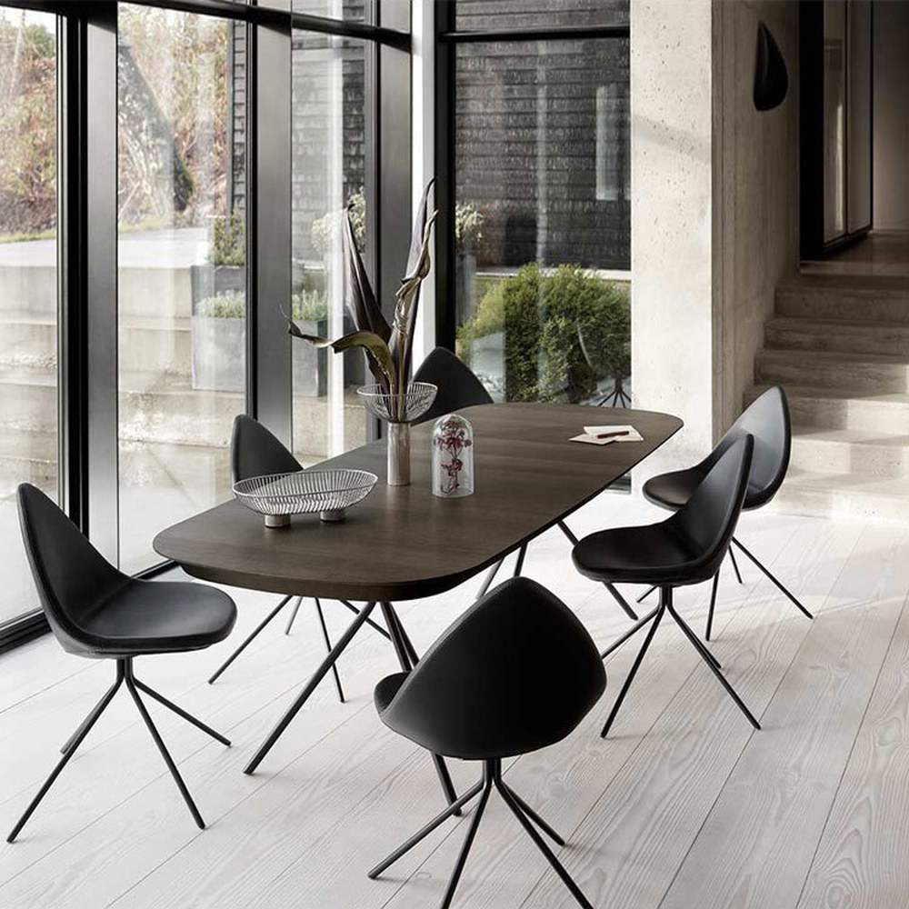 보컨셉 오타와 체어 의자 보울 GW013 극세사 오렌지 BOCONCEPT 극세사가죽 플리스 원단 탄소강철발 : 트렌딜하우스