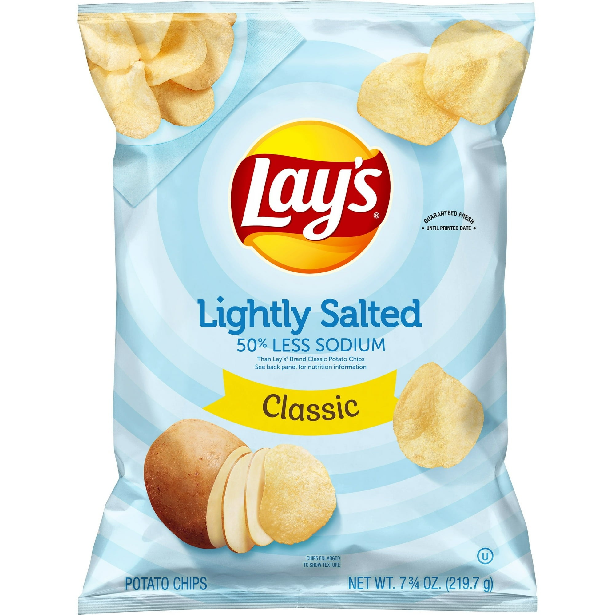 레이즈 감자칩 스낵 Lays Potato Snack Chips 라이틀리 솔티드, 219g, 1개 : pinecone house