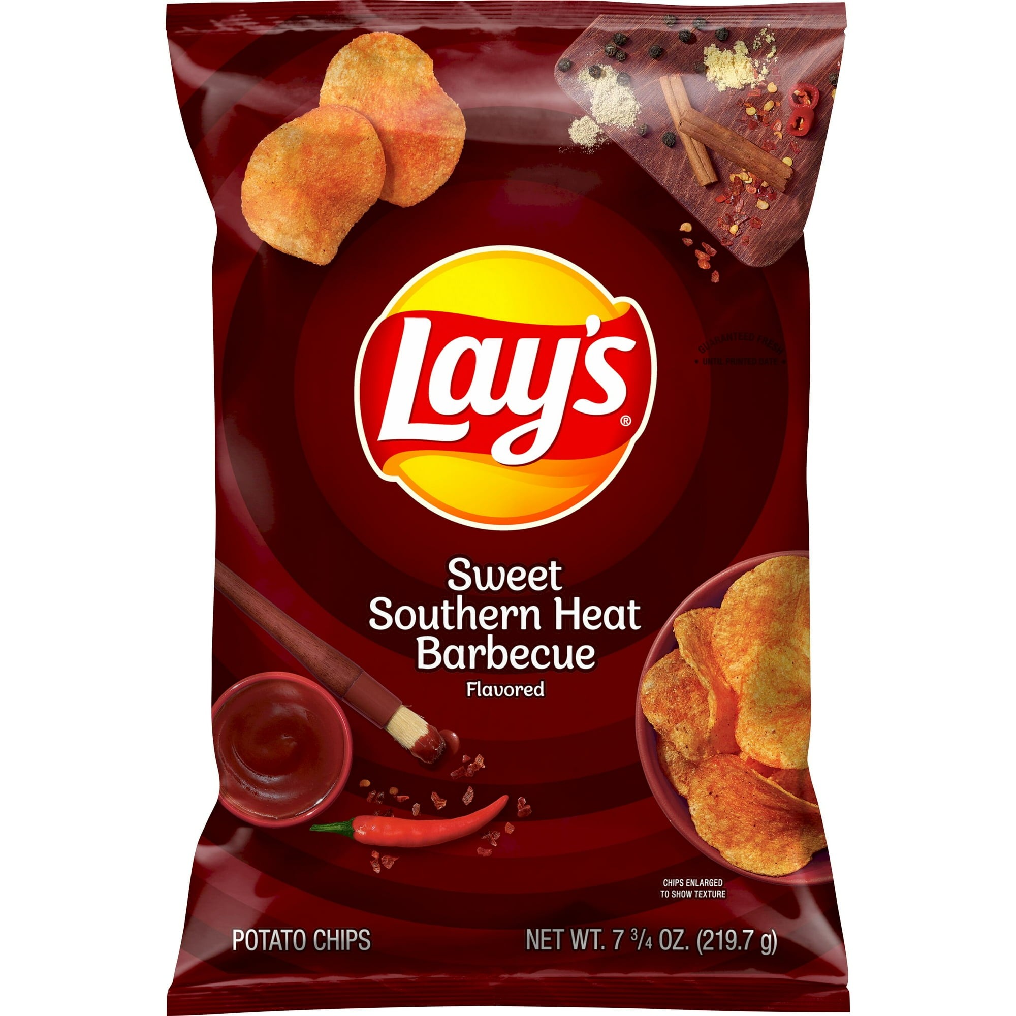 레이즈 감자칩 스낵 Lays Potato Snack Chips 스위트히트, 219g, 1개 : pinecone house