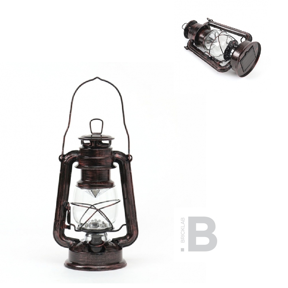 세컨브릭 LED 캠핑램프 15x25cm 브론즈 백색전구 폴링무드램프 캠핑조명 : 세컨브릭스토어