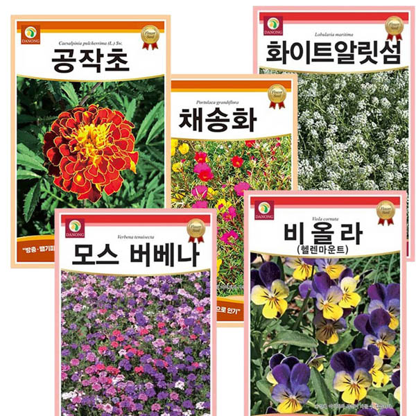 꽃씨앗 꽃씨 허브씨 관상화 야생화 허브 30종 중 선택(5+1 5개 구매시 1개 랜덤발송) : 파피샵