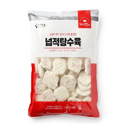 아워홈 행복한맛남 넙적탕수육 1KG : 식자재민족