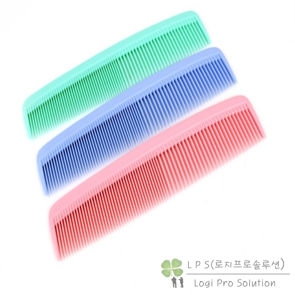 [비제이마켓] 양면 머리빗 21x4cm 색상랜덤 미용실빗 헤어브러쉬 커트빗 여행용빗 : 비제이마켓일