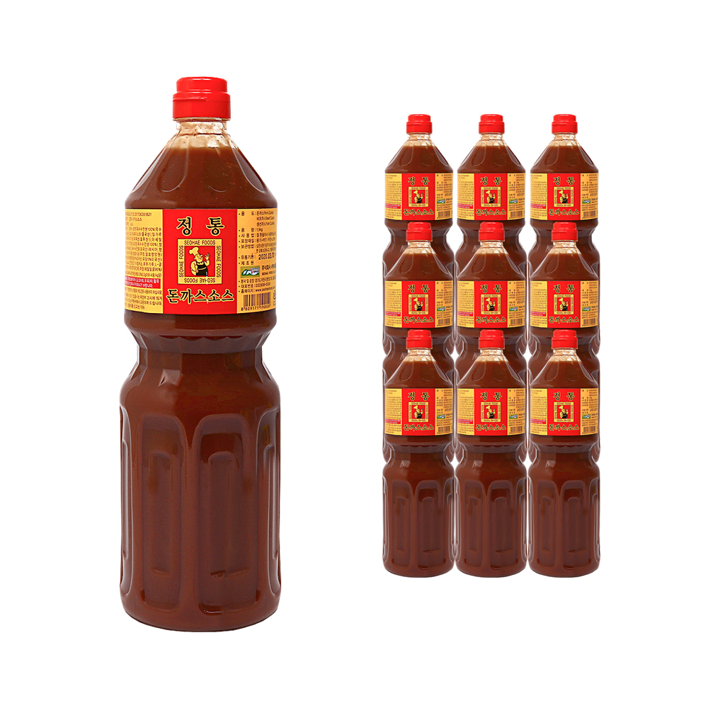 서해 정통돈까스소스 1.75L 한박스 (1.75L x 9ea) : 푸드올마켓