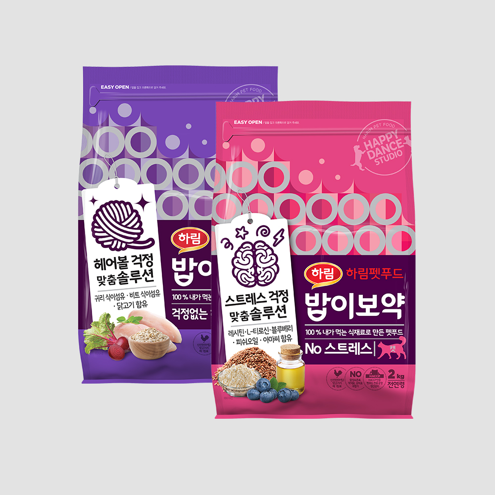 밥이보약 CAT 고양이 사료 4kg (헤어볼+NO 스트레스) : 하림펫푸드