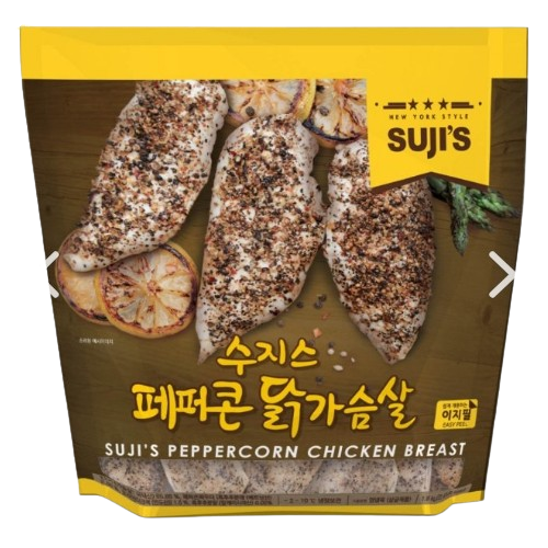지엔티 수지스 페퍼콘 닭가슴살 1.8kg, 1개 : 메르엠몰