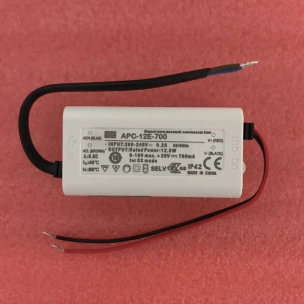 MEAN WELL APC-12 APC-12-350 APC-12-700 12W 단일 출력 스위칭 전원 공급 장치 APC-12 시리즈 : 레드상사8