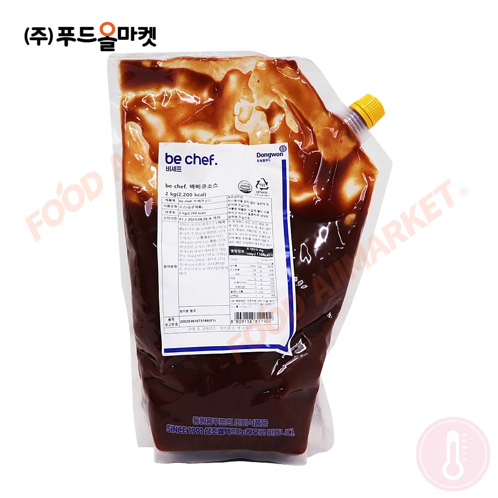 동원홈푸드 비셰프 바베큐소스 2kg : 푸드올마켓