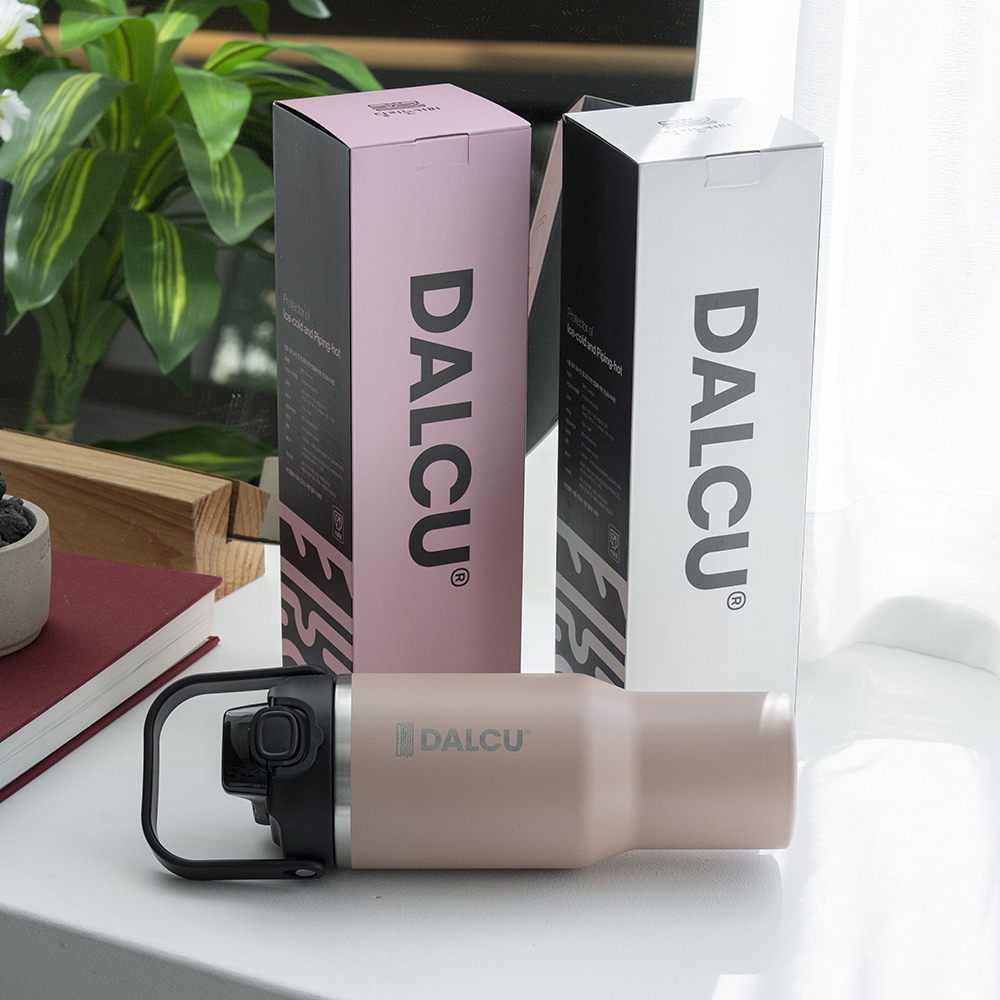 달리는커피 1,000ml 대용량 텀블러 핑크 : DALCU