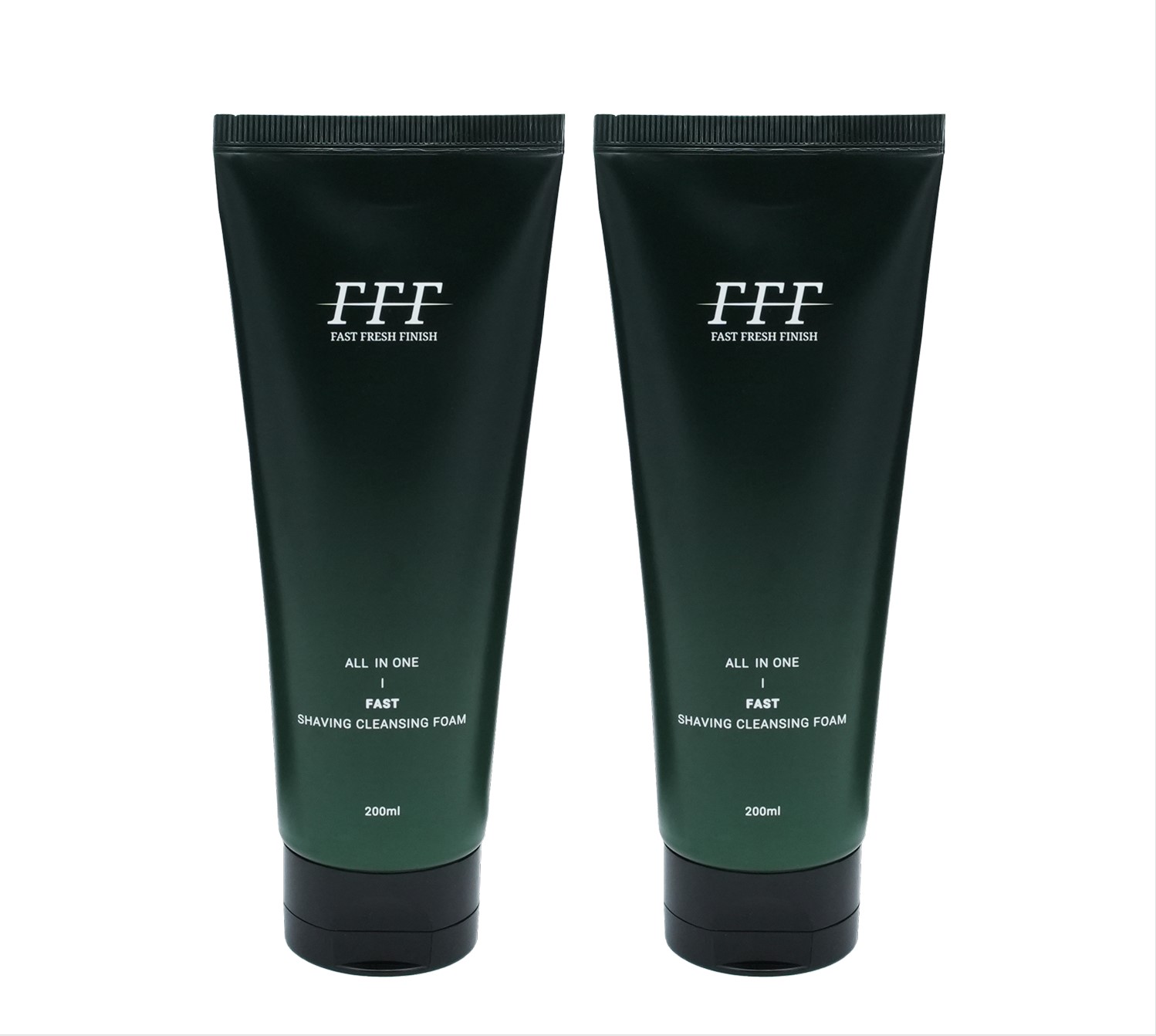 1+1 남자 쉐이빙 겸용 폼클렌징 FFF 올인원 세안제 200ml  대용량 군인 화장품 : 에프에프에프