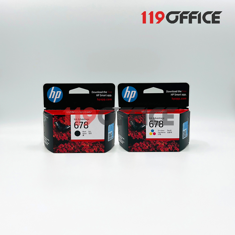 HP 프린터 잉크 정품 HP678 세트 HP3545 HP2645 4615 잉크젯 복합기 : 119OFFICE