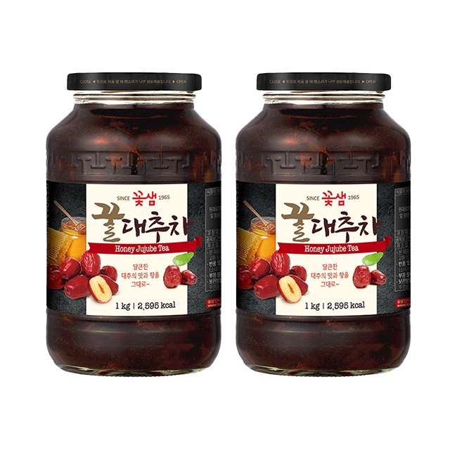 꽃샘 꿀대추차 1kg, 2개 : 빅커피스토어