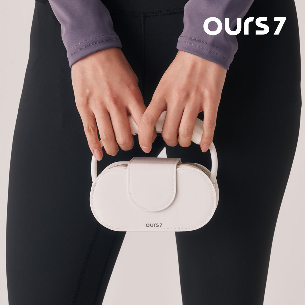 아워스7 넥밴드 선풍기 휴대용 목 냉각팬 BLDC 넥풍기 프레즐팬 쿨링팬 OFN2A1 : OURS7