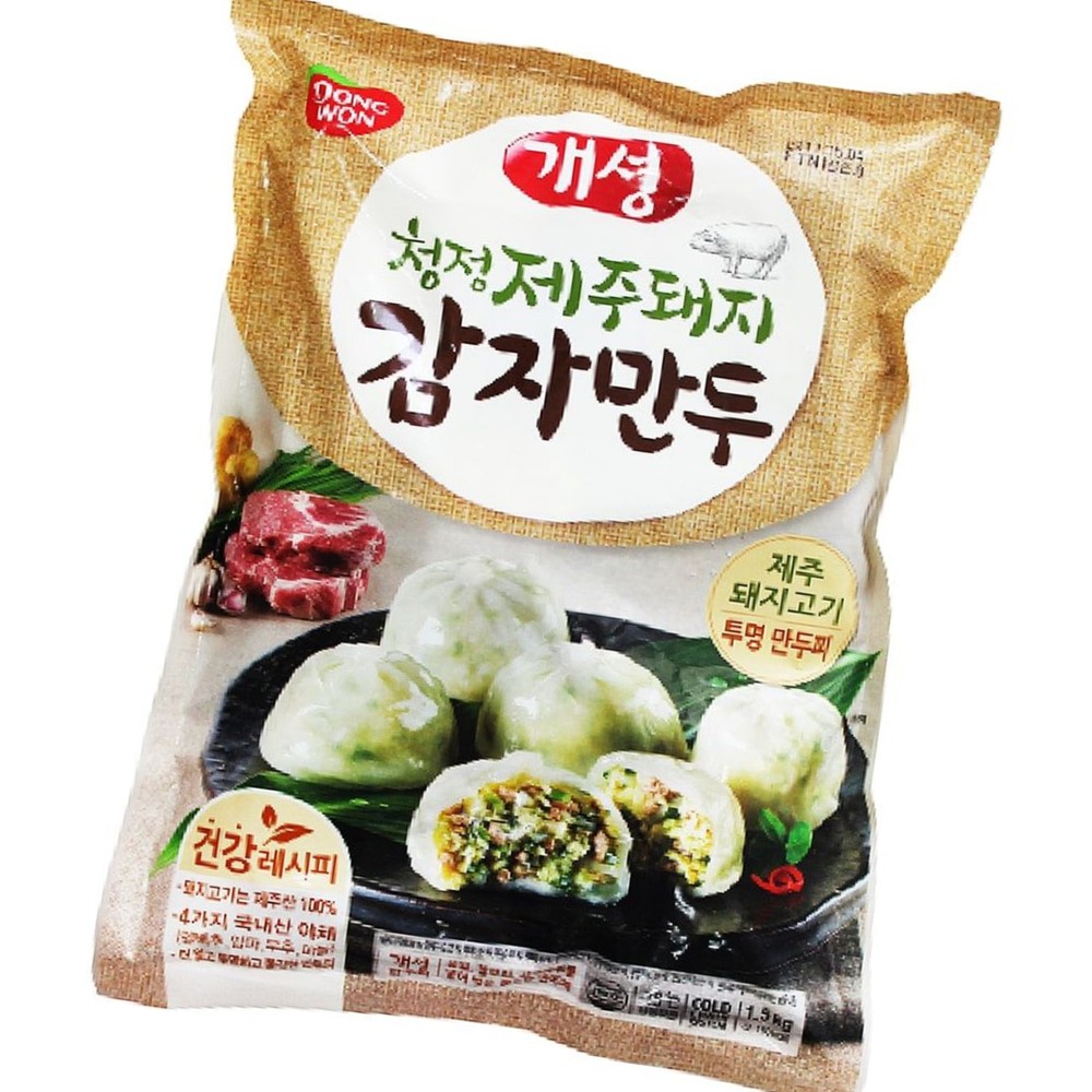 동원 개성 제주돼지 감자만두 2kg 식자재 냉동식품 간편식 : 짱식자재마트