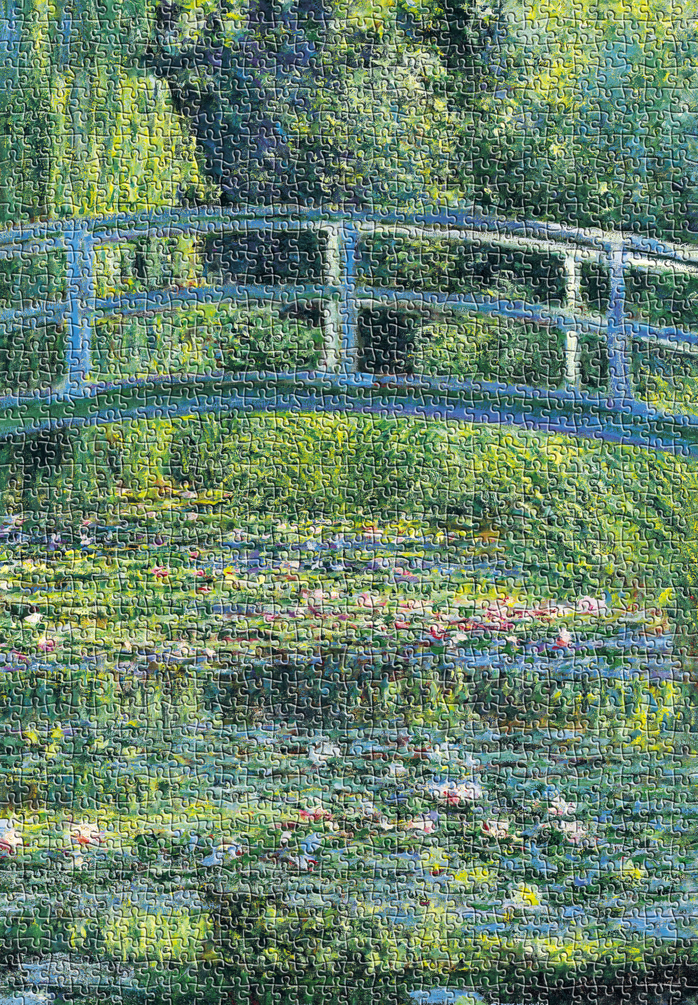 세계명화 직소퍼즐 1014피스 (모네_수련연못 1899) 51x73.5cm : 퍼즐페인팅