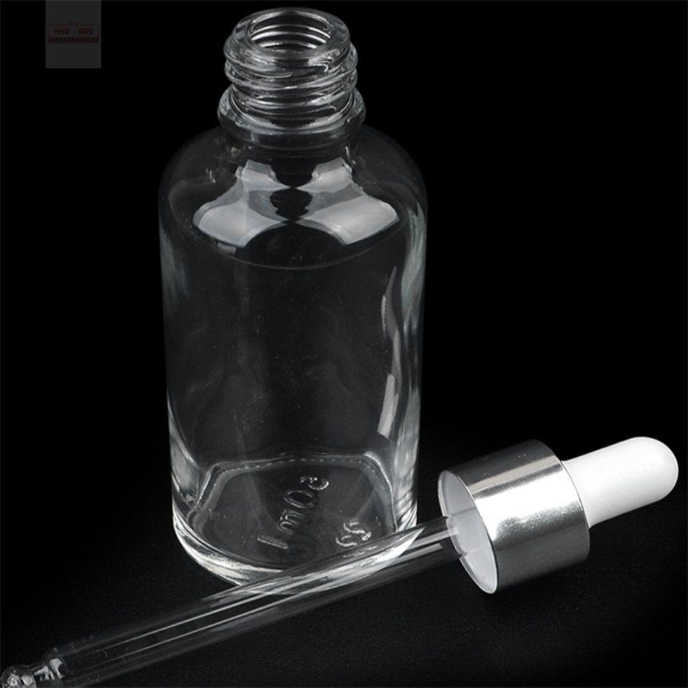 아씨디자인 스포이드 유리 공병 50ml 공용기 액체용기 여행용화장품용기 : 아씨네 잡화점