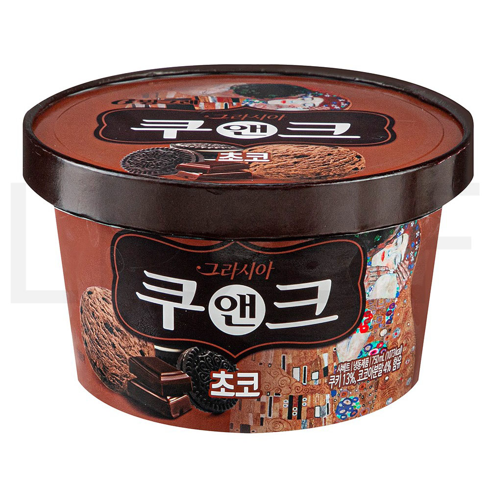 빙그레 그라시아 쿠앤크 초코 (냉동) 750ml 1개입 1개 : SUPER SALE