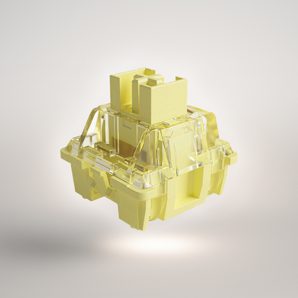 아코 크림옐로우축 v3 프로 AKKO cream yellow 스위치 5pin 핫스왑 윤활 : 키글리