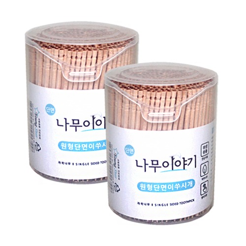[NAMU]영스타 원형단면 이쑤시개 10P 한세트/1PC개당 약 500개입 자작나무 : 바로바로홈