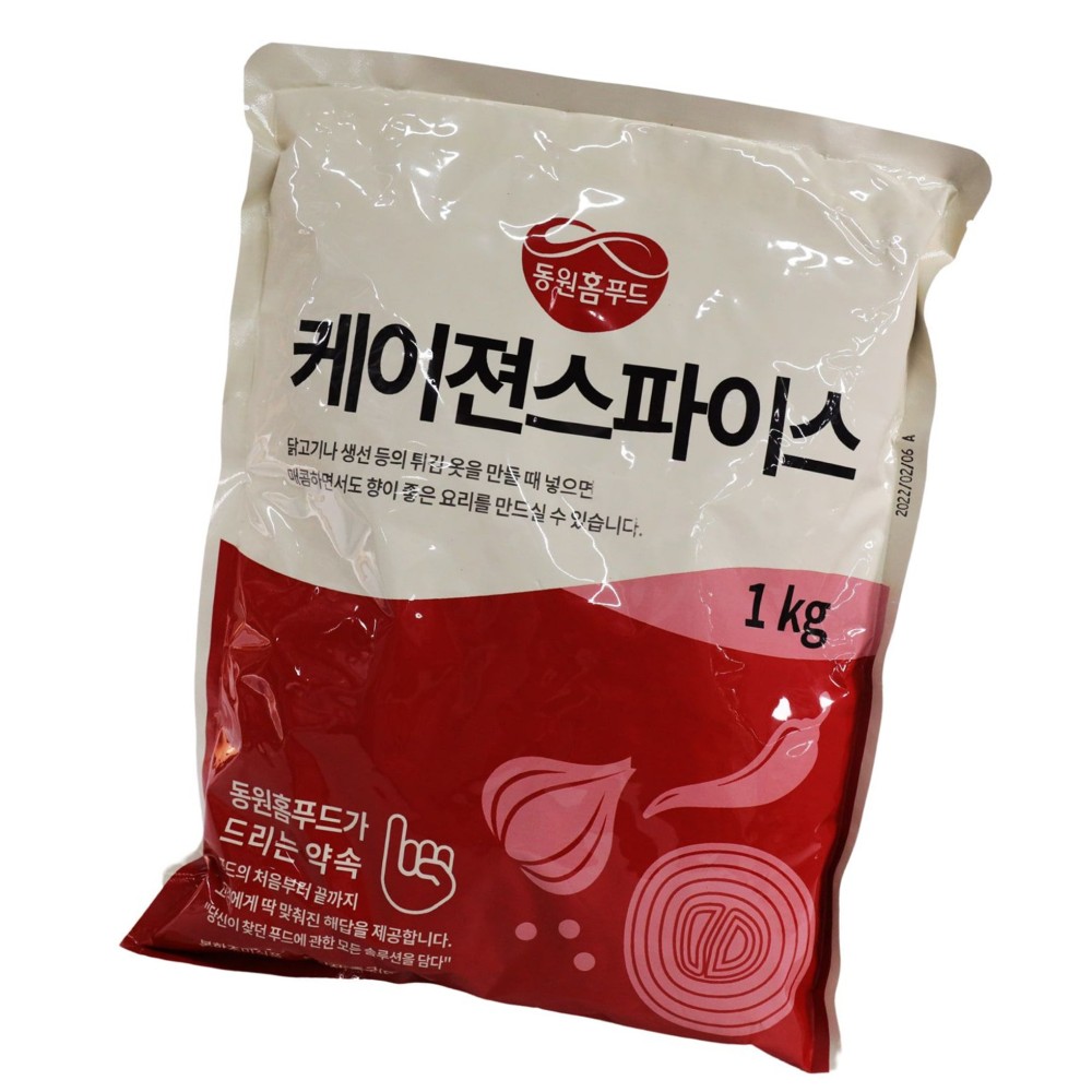 동원홈푸드 케이젼 스파이스 튀김옷 첨가제 1kg 1개 식자재 : 짱식자재마트