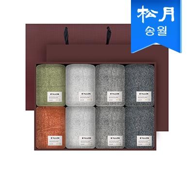 [판촉]송월타월 발론 타월 호텔수건 210g 8매 선물세트 인쇄 홍보 답례 개업 : 판촉스토어