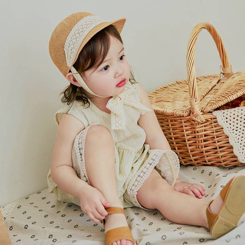 베일리 상하복 세트 아기 유아 시원한 레이스 여름 옷 : 한복은정