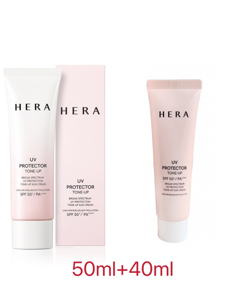 헤라 UV프로텍터 톤업 선크림 SPF50+ PA++++, 90ml, 1개 : 뷰티 스마일