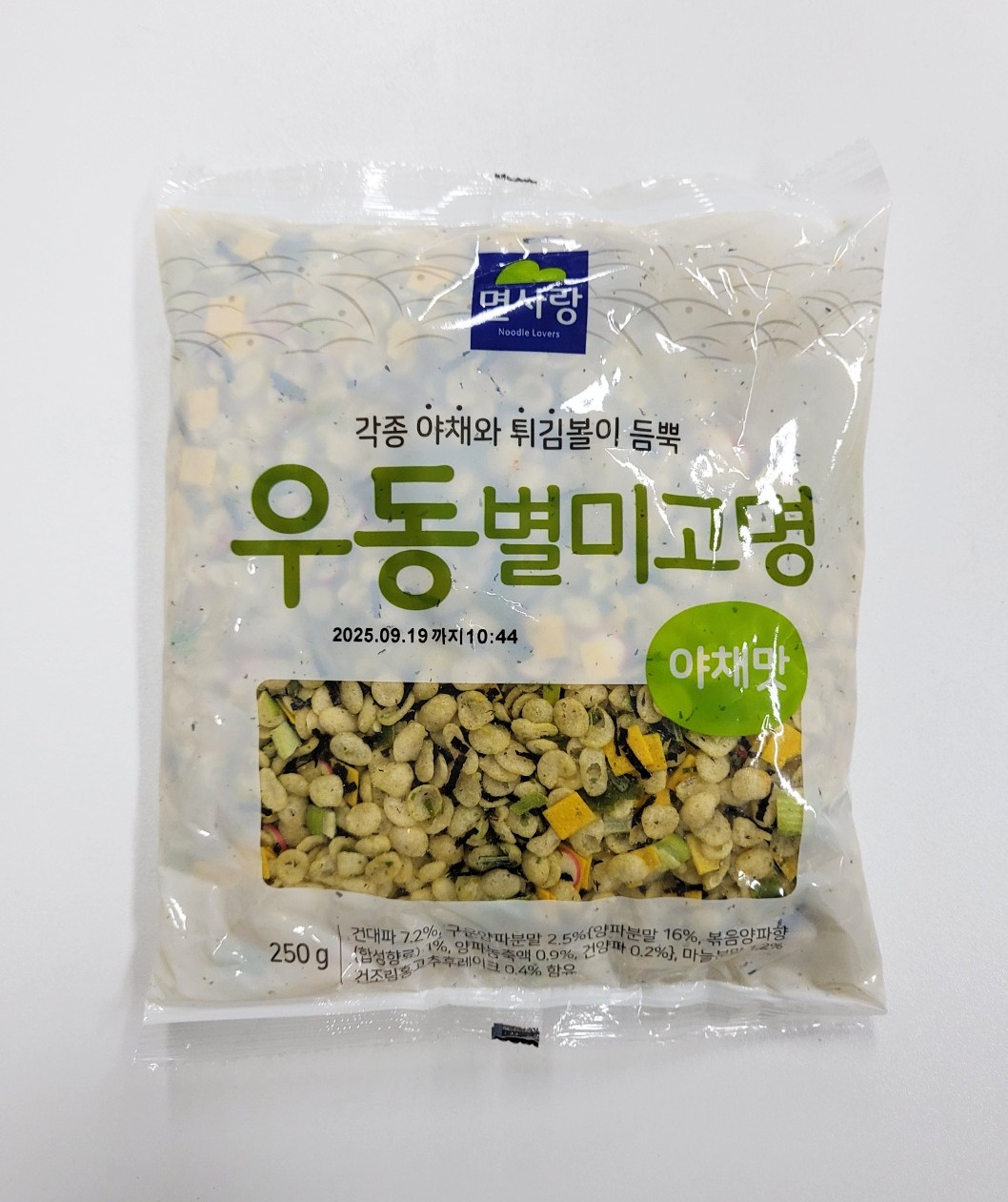 면사랑 우동별미고명 야채맛 250g : 대한푸드