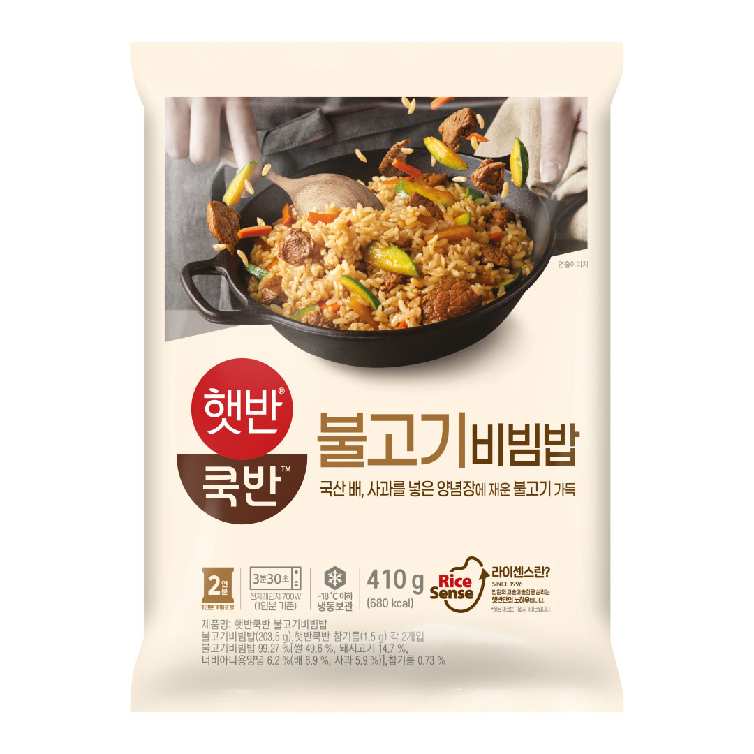 햇반볶음밥 16인분, 3.2kg(차돌깍두기2봉+새우2봉+닭갈비2봉+불고기2봉) : CJ제일제당