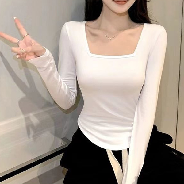 레일라 모렌트 스퀘어넥 긴팔티 S25SPT031809 : 세컨플로우