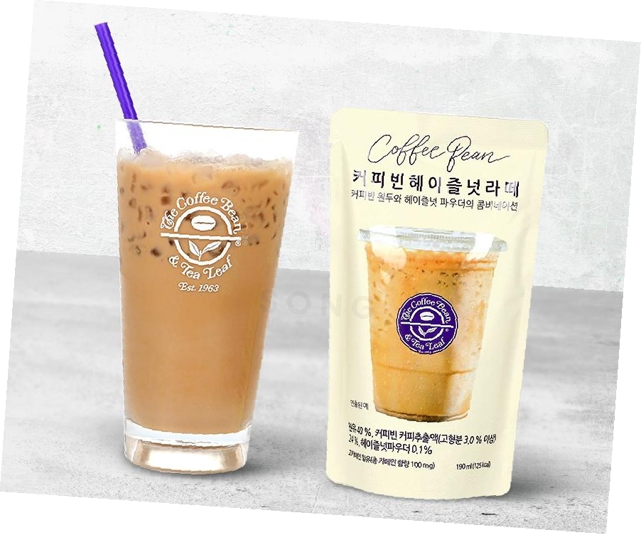 헤이즐넛라떼 190ml x 10EA 등산커피 회사간식 커피빈파우치 : 셀스토어컴퍼니
