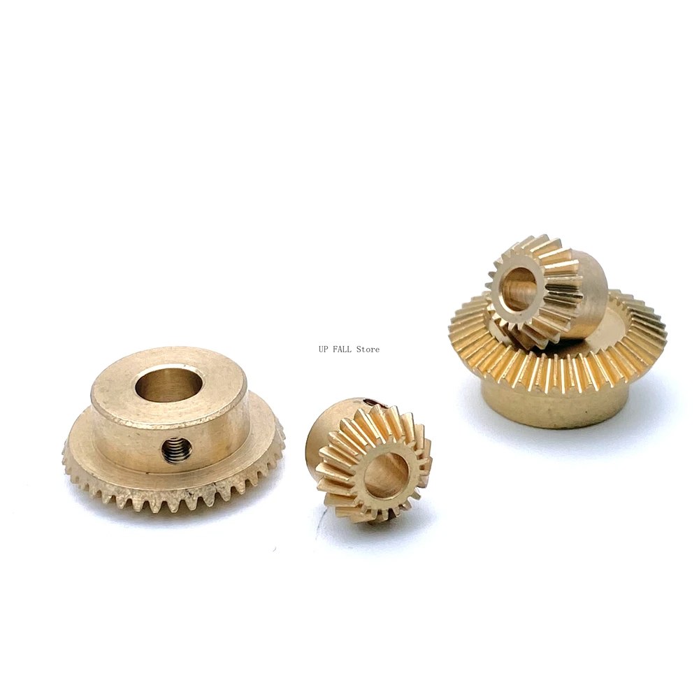 5M 구리 DIY 90 기어 모델 20 40 베벨 톱니 6MM 3MM 4MM : 공구상사1