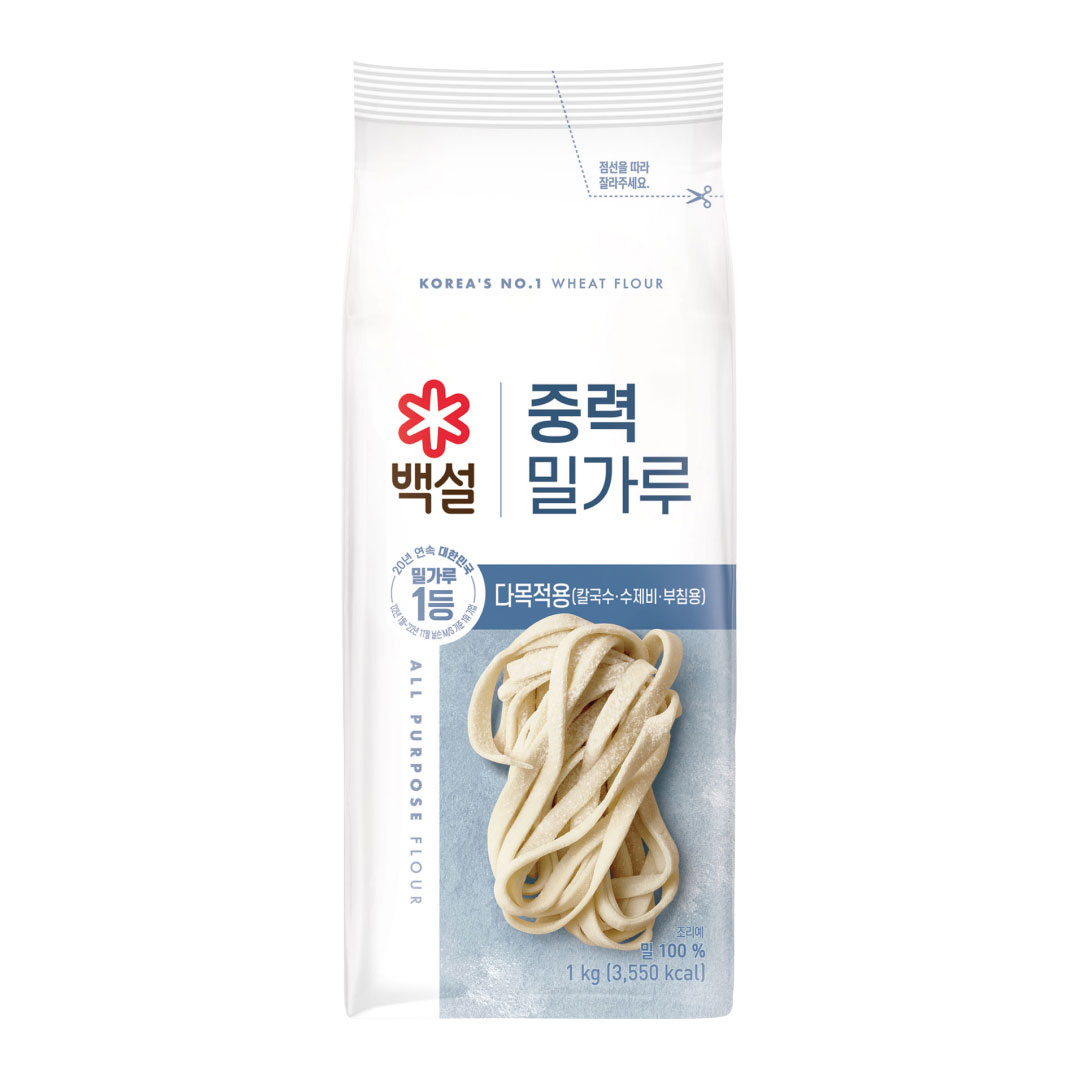 백설 중력 밀가루 1kg, 10개 : CJ제일제당