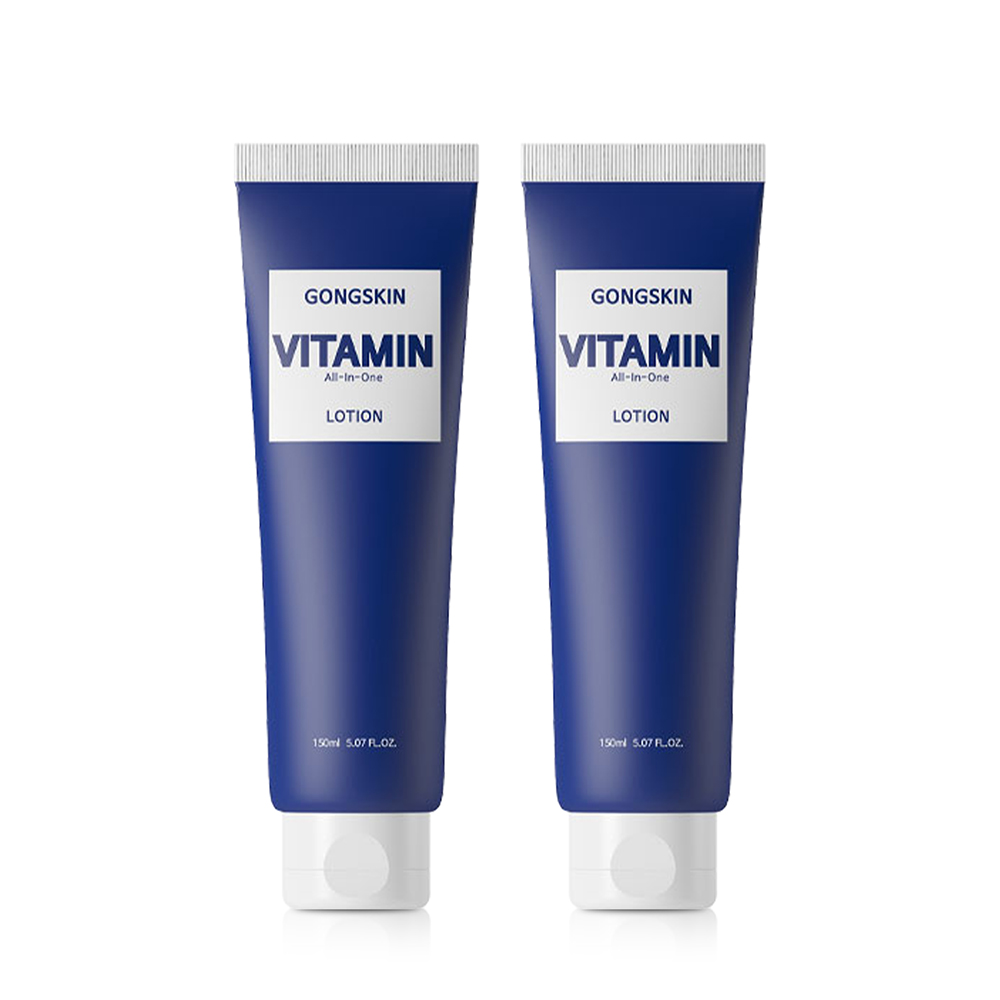 공스킨 비타민 올인원 로션 장벽강화 미백효과 민감성 트러블케어 150ml, 2개 : weclick