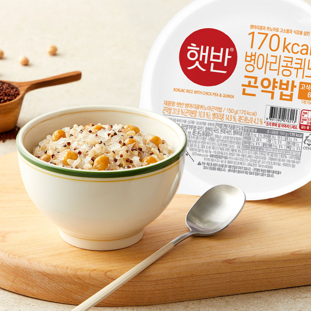 햇반 병아리콩퀴노아곤약밥 150Gx24입 외 7종 : CJ제일제당