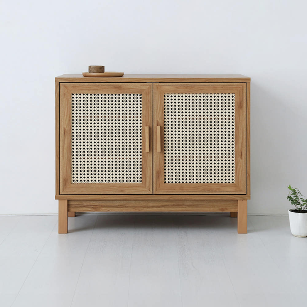 벤탄 2문 수납장 9073 CHM7390 900x400x733mm, 1단, 미들브라운 0188.6397 : 마켓비 공식스토어