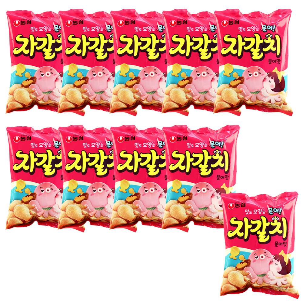 농심 자갈치 90g 10개 : 딩동팩토리