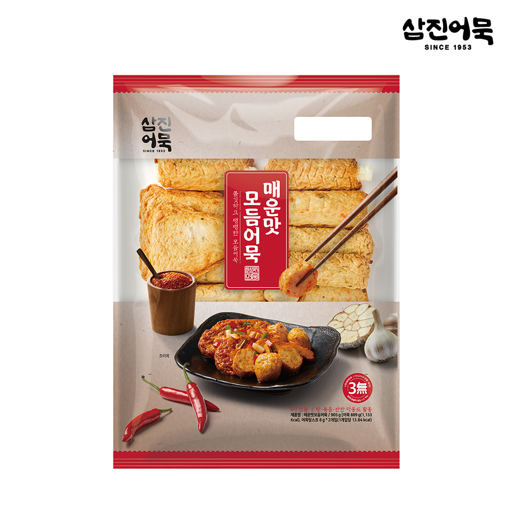 [삼진어묵] 매운모듬어묵 905g : 삼진어묵